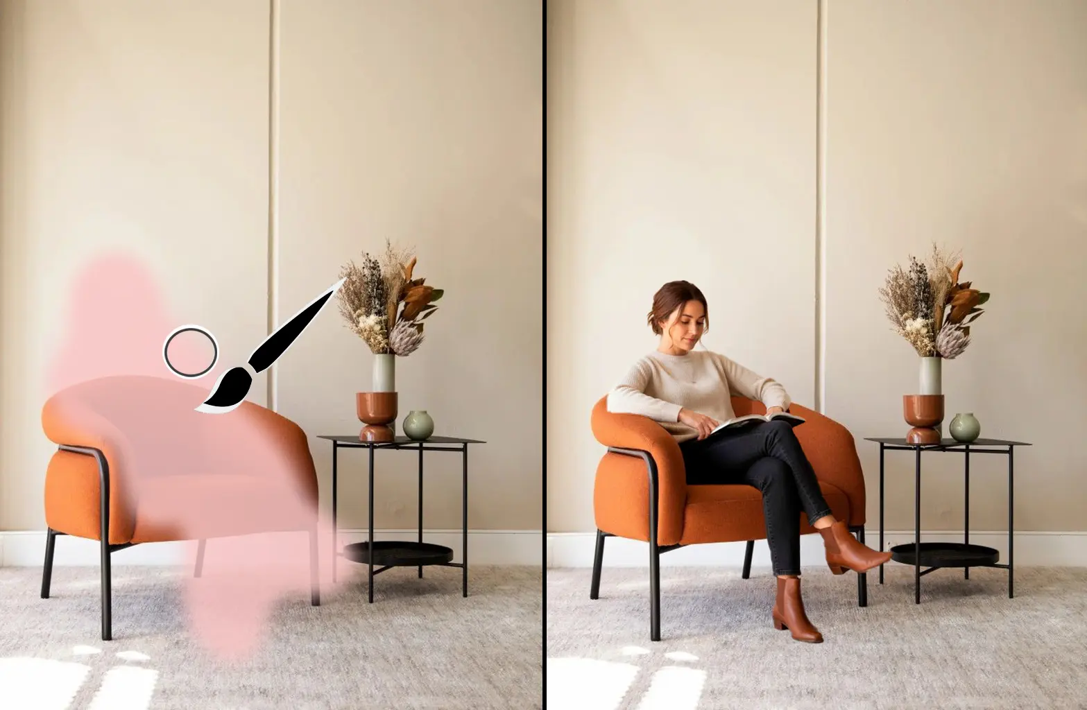 Foto de un espacio real