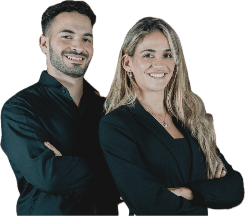 Caro and Nico - RenderIQ founders Caro and Nico - RenderIQ founders